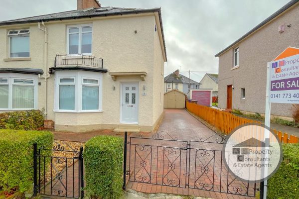 A Rarely Available 2 Bedroom Semi-Detached Villa – Almond Street, Riddrie, Glasgow